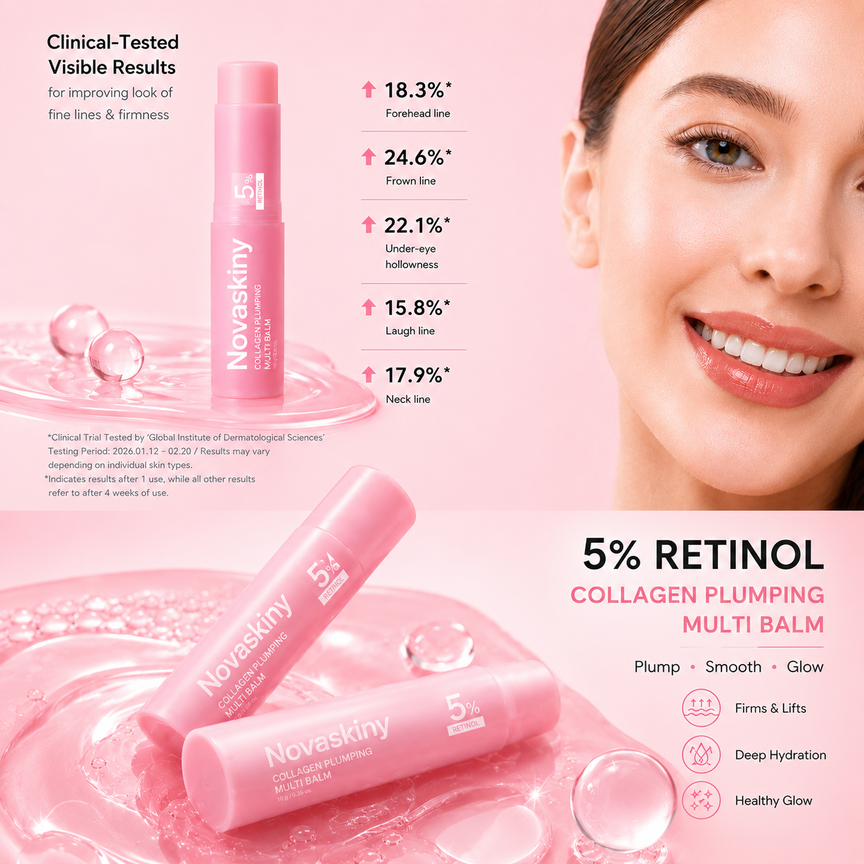 Novaskiny™ - Collagen Balm Stick For Hydration, Firming & Glow